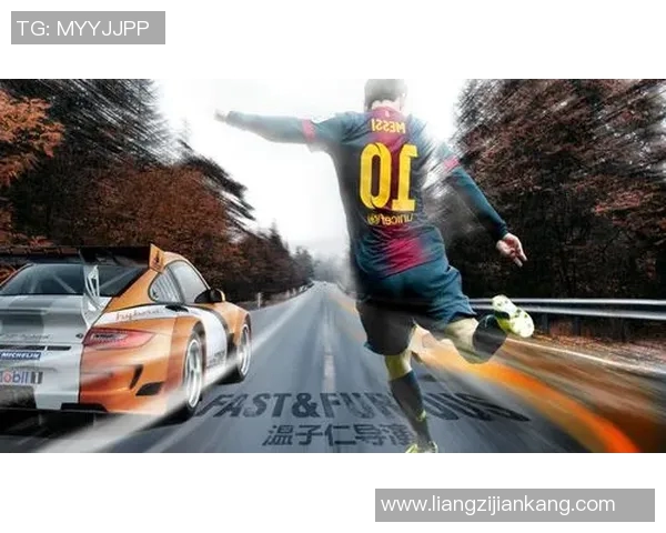 足球明星驾驭摩托车展现速度与激情的完美结合广告大片